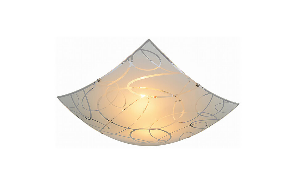 HLW LED LED Ceiling Light - Ceiling Lighting - Trion Spirilo - E27 Fitting - 2-light - Square - Matte White - Aluminum