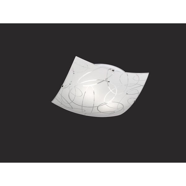 HLW LED LED Plafondlamp - Plafondverlichting - Trion Spirilo - E27 Fitting - 2-lichts - Vierkant - Mat Wit - Aluminium HLW LED LED Plafondlamp - Plafondverlichting - Trion Spirilo - E27 Fitting - 2-lichts - Vierkant - Mat Wit - Aluminium