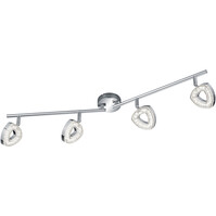 LED plafondspot Trion Turon 4-lichts 16W mat chroom
