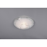 HLW LED LED Ceiling Lamp - Ceiling Lighting - Trion Sandra - E27 Fitting - 1-light - Round - Matte White - Glass