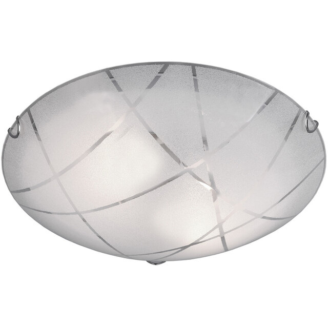 Trion Sandra LED Plafondlamp 2x E27 Mat Wit Ø40 cm Verlichting per ruimte