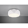 HLW LED LED Ceiling Lamp - Ceiling Lighting - Trion Zanda - E27 Fitting - 3-light - Round - Matt White - Aluminum