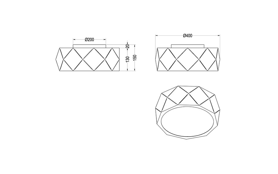 HLW LED LED Plafondlamp - Plafondverlichting - Trion Zanda - E27 Fitting - 3-lichts - Rond - Mat Wit - Aluminium