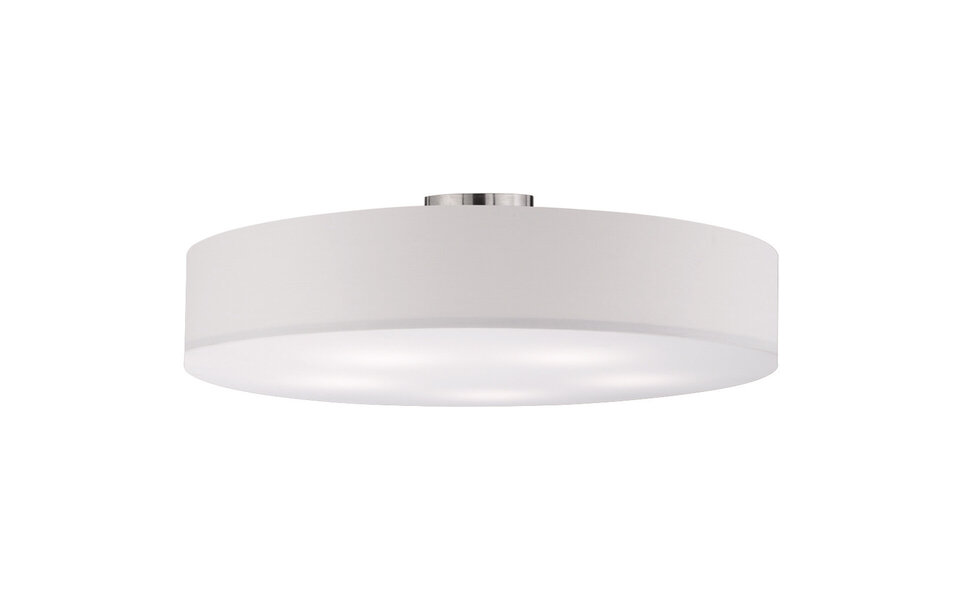 HLW LED LED Plafondlamp - Plafondverlichting - Trion Hotia - E27 Fitting - 5-lichts - Rond - Mat Wit - Aluminium