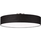 HLW LED LED Plafondlamp - Plafondverlichting - Trion Hotia - E27 Fitting - 5-lichts - Rond - Mat Zwart - Aluminium