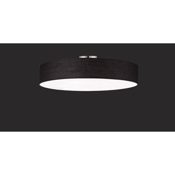 HLW LED LED Plafondlamp - Plafondverlichting - Trion Hotia - E27 Fitting - 5-lichts - Rond - Mat Zwart - Aluminium