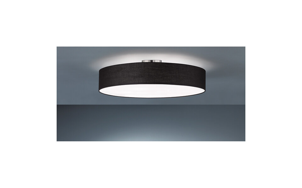 HLW LED LED Ceiling Lamp - Ceiling Lighting - Trion Hotia - E27 Fitting - 5 Lights - Round - Matte Black - Aluminum HLW LED LED Ceiling Lamp - Ceiling Lighting - Trion Hotia - E27 Fitting - 5 Lights - Round - Matte Black - Aluminum