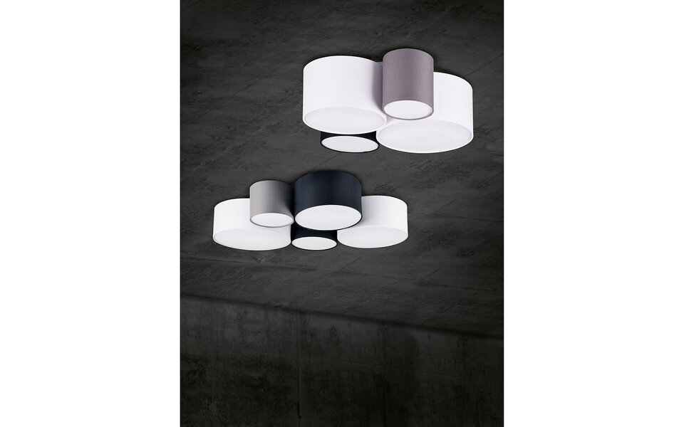 HLW LED LED Ceiling Lamp - Ceiling Lighting - Trion Hotia - E27 Fitting - 5 Lights - Round - Multicolor - Aluminum HLW LED LED Ceiling Lamp - Ceiling Lighting - Trion Hotia - E27 Fitting - 5 Lights - Round - Multicolor - Aluminum