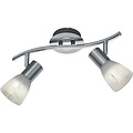 LED Ceiling Spotlight - Trion Levino - E14 Fitting - Warm White 3000K - 2-light - Rectangular - Matte Nickel - Aluminum LED Ceiling Spotlight - Trion Levino - E14 Fitting - Warm White 3000K - 2-light - Rectangular - Matte Nickel - Aluminum