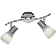 Trion Levino LED ceiling spotlight matte nickel 2×E14 3000K 800lm