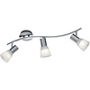 Trion Levino LED ceiling spotlight 3-light matte nickel 3000K Trion Levino LED ceiling spotlight 3-light matte nickel 3000K