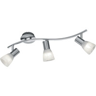 Trion Levino LED ceiling spotlight 3-light matte nickel 3000K Trion Levino LED ceiling spotlight 3-light matte nickel 3000K