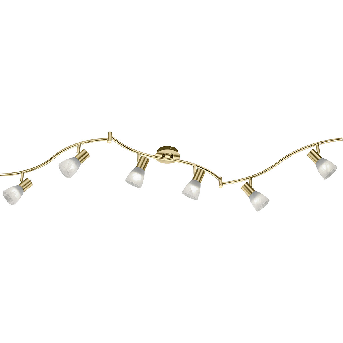 LED lamp Aluminum Ceiling Lamp Matte Gold - White & Gold Ceiling Lamp