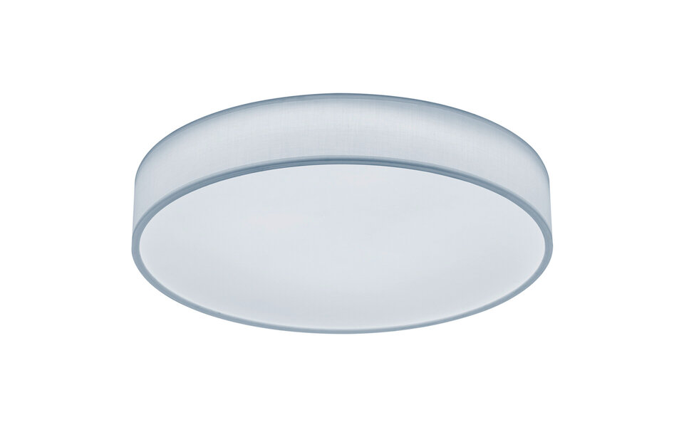 HLW LED LED Ceiling Lamp - Ceiling Lighting - Trion Lanago - 42W - Adjustable Color - Remote Control - Dimmable - Round - Matte White - Textile HLW LED LED Ceiling Lamp - Ceiling Lighting - Trion Lanago - 42W - Adjustable Color - Remote Control - Dimmable - Round - Matte White - Textile