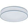 HLW LED LED Ceiling Lamp - Ceiling Lighting - Trion Lanago - 42W - Adjustable Color - Remote Control - Dimmable - Round - Matte White - Textile HLW LED LED Ceiling Lamp - Ceiling Lighting - Trion Lanago - 42W - Adjustable Color - Remote Control - Dimmable - Round - Matte White - Textile
