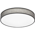 LED Ceiling Lamp - Ceiling Lighting - Trion Lanago - 42W - Adjustable Color - Remote Control - Dimmable - Round - Matte Gray - Textile