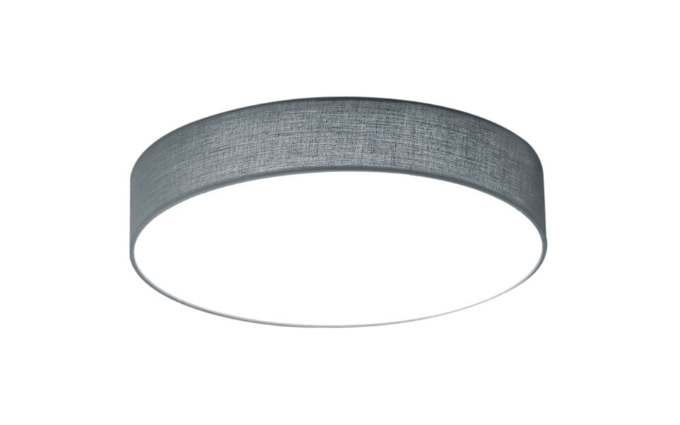 HLW LED LED Ceiling Lamp - Ceiling Lighting - Trion Lanago - 11W - Warm White 3000K - Round - Matte Gray - Aluminum HLW LED LED Ceiling Lamp - Ceiling Lighting - Trion Lanago - 11W - Warm White 3000K - Round - Matte Gray - Aluminum