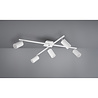 HLW LED LED Ceiling Spotlight - Trion Mary - GU10 Fitting - 5-light - Rectangular - Matte White - Aluminum