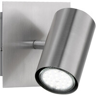 LED wall spotlight Trion Mary, matte nickel, GU10, rotatable LED wall spotlight Trion Mary, matte nickel, GU10, rotatable