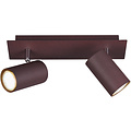 LED Plafondspot - Trion Mary - GU10 Fitting - 2-lichts - Rechthoek - Roestkleur - Aluminium LED Plafondspot - Trion Mary - GU10 Fitting - 2-lichts - Rechthoek - Roestkleur - Aluminium