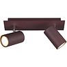 Trion Mary LED plafondspot 2-lichts roestkleurig GU10 Binnenverlichting
