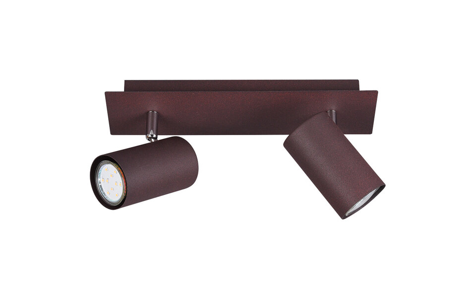 HLW LED LED Plafondspot - Trion Mary - GU10 Fitting - 2-lichts - Rechthoek - Roestkleur - Aluminium HLW LED LED Plafondspot - Trion Mary - GU10 Fitting - 2-lichts - Rechthoek - Roestkleur - Aluminium