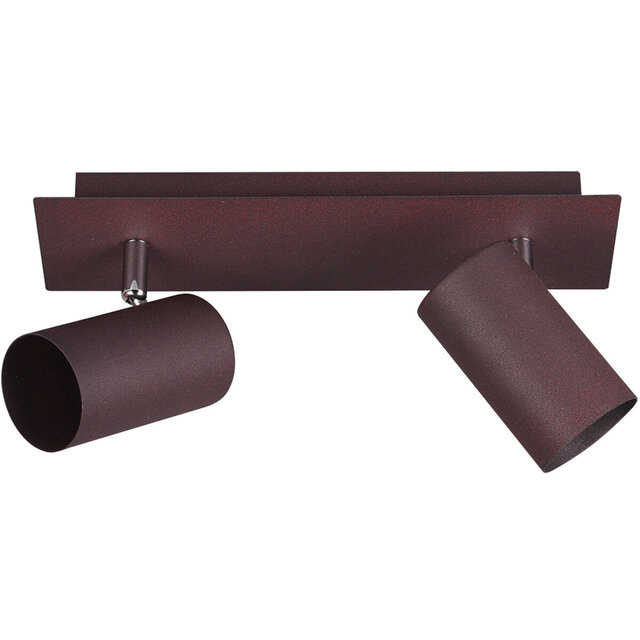 HLW LED LED Plafondspot - Trion Mary - GU10 Fitting - 2-lichts - Rechthoek - Roestkleur - Aluminium HLW LED LED Plafondspot - Trion Mary - GU10 Fitting - 2-lichts - Rechthoek - Roestkleur - Aluminium