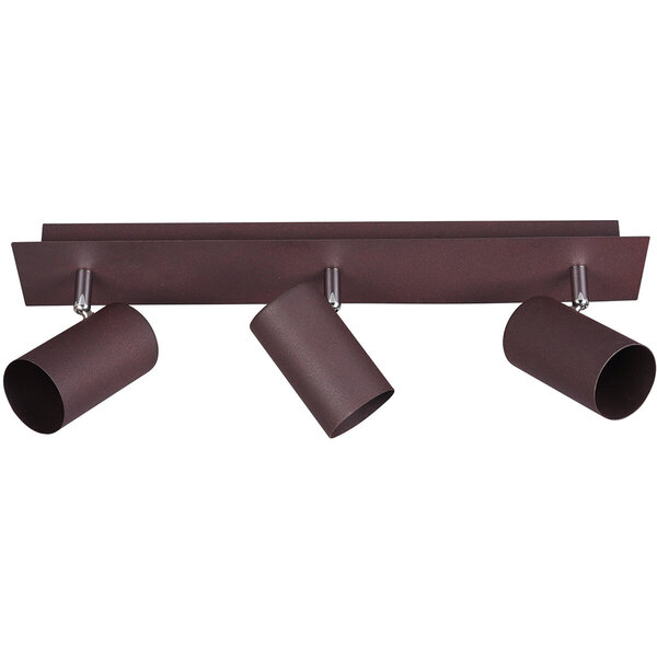 HLW LED LED Plafondspot - Trion Mary - GU10 Fitting - 3-lichts - Rechthoek - Roestkleur - Aluminium HLW LED LED Plafondspot - Trion Mary - GU10 Fitting - 3-lichts - Rechthoek - Roestkleur - Aluminium