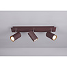 HLW LED LED Ceiling Spotlight - Trion Mary - GU10 Fitting - 3-light - Rectangular - Rust-colored - Aluminum HLW LED LED Ceiling Spotlight - Trion Mary - GU10 Fitting - 3-light - Rectangular - Rust-colored - Aluminum