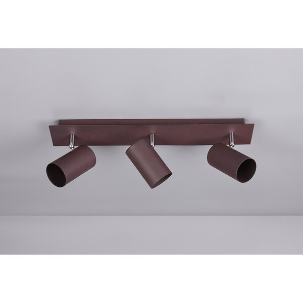 HLW LED LED Plafondspot - Trion Mary - GU10 Fitting - 3-lichts - Rechthoek - Roestkleur - Aluminium HLW LED LED Plafondspot - Trion Mary - GU10 Fitting - 3-lichts - Rechthoek - Roestkleur - Aluminium