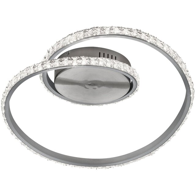 Trion Nubi LED plafondlamp mat grijs 19W 1700lm RGBW dimbaar Verlichting per ruimte Trion Nubi LED plafondlamp mat grijs 19W 1700lm RGBW dimbaar Verlichting per ruimte