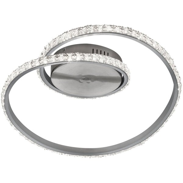 HLW LED LED Plafondlamp - Plafondverlichting - Trion Nubi - 19W - Warm Wit 3000K- RGBW - Afstandsbediening - Dimbaar - Rond - Mat Grijs - Aluminium HLW LED LED Plafondlamp - Plafondverlichting - Trion Nubi - 19W - Warm Wit 3000K- RGBW - Afstandsbediening - Dimbaar - Rond - Mat Grijs - Aluminium