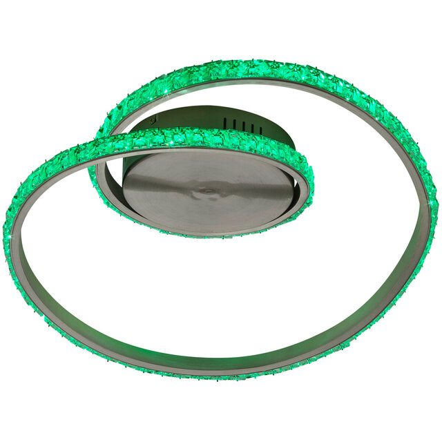 Mat grijze ronde LED plafondlamp 19W 1700 lumen warm wit licht RGBW dimbaar Mat grijze ronde LED plafondlamp 19W 1700 lumen warm wit licht RGBW dimbaar