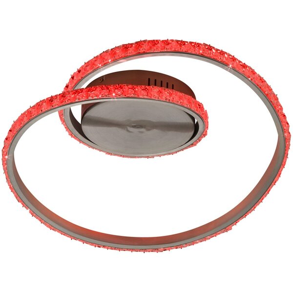 HLW LED LED Plafondlamp - Plafondverlichting - Trion Nubi - 19W - Warm Wit 3000K- RGBW - Afstandsbediening - Dimbaar - Rond - Mat Grijs - Aluminium HLW LED LED Plafondlamp - Plafondverlichting - Trion Nubi - 19W - Warm Wit 3000K- RGBW - Afstandsbediening - Dimbaar - Rond - Mat Grijs - Aluminium