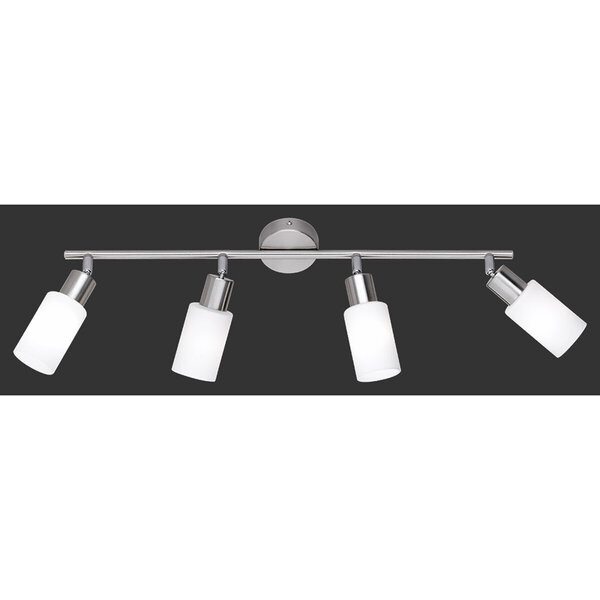 HLW LED LED Plafondspot - Trion Smast - E14 Fitting - 4-lichts - Rechthoek - Mat Nikkel - Aluminium HLW LED LED Plafondspot - Trion Smast - E14 Fitting - 4-lichts - Rechthoek - Mat Nikkel - Aluminium