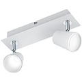 LED Ceiling Spotlight - Trion Narca - 12W - Warm White 3000K - 2-light - Rectangular - Matte White - Aluminum LED Ceiling Spotlight - Trion Narca - 12W - Warm White 3000K - 2-light - Rectangular - Matte White - Aluminum