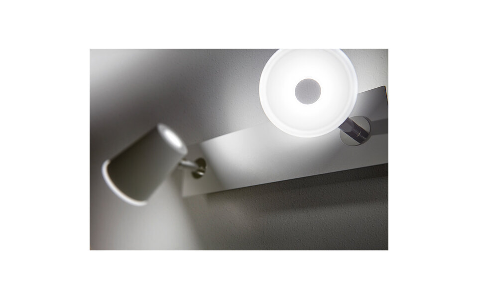 HLW LED LED Ceiling Spotlight - Trion Narca - 12W - Warm White 3000K - 2-light - Rectangular - Matte White - Aluminum HLW LED LED Ceiling Spotlight - Trion Narca - 12W - Warm White 3000K - 2-light - Rectangular - Matte White - Aluminum
