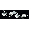 HLW LED LED Ceiling Light - Trion Ware - G9 Fitting - 4 Lights - Rectangular - Gloss Chrome - Aluminum