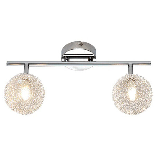 HLW LED LED Plafondspot - Trion Ware - G9 Fitting - 2-lichts - Rechthoek - Glans Chroom - Aluminium HLW LED LED Plafondspot - Trion Ware - G9 Fitting - 2-lichts - Rechthoek - Glans Chroom - Aluminium