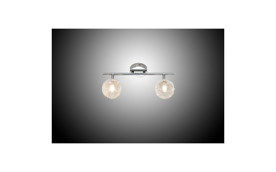 HLW LED LED Plafondspot - Trion Ware - G9 Fitting - 2-lichts - Rechthoek - Glans Chroom - Aluminium