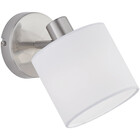 HLW LED LED Wall Spotlight - Wall Lighting - Trion Torry - E14 Fitting - Round - Matte Nickel - Aluminum