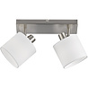 LED Plafondspot Trion Torry Mat Nikkel 2x E14 Binnenverlichting