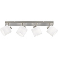 LED Ceiling Spotlight - Ceiling Lighting - Trion Torry - E14 Fitting - 4-light - Rectangular - Matte Nickel - Aluminum LED Ceiling Spotlight - Ceiling Lighting - Trion Torry - E14 Fitting - 4-light - Rectangular - Matte Nickel - Aluminum