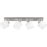 Trion Torry 4-light ceiling spotlight E14 matte nickel