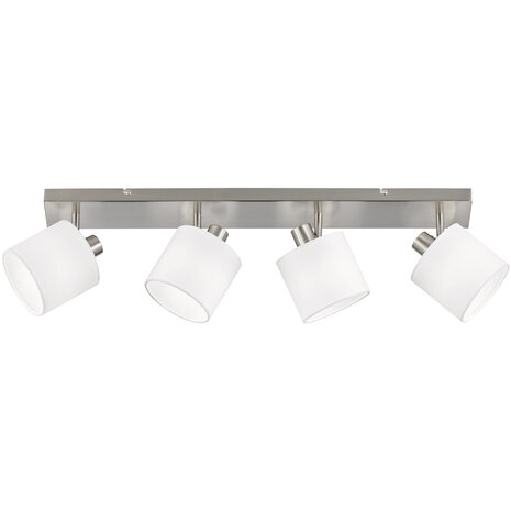 LED Plafondspot - Plafondverlichting - Trion Torry - E14 Fitting - 4-lichts - Rechthoek - Mat Nikkel - Aluminium LED Plafondspot - Plafondverlichting - Trion Torry - E14 Fitting - 4-lichts - Rechthoek - Mat Nikkel - Aluminium