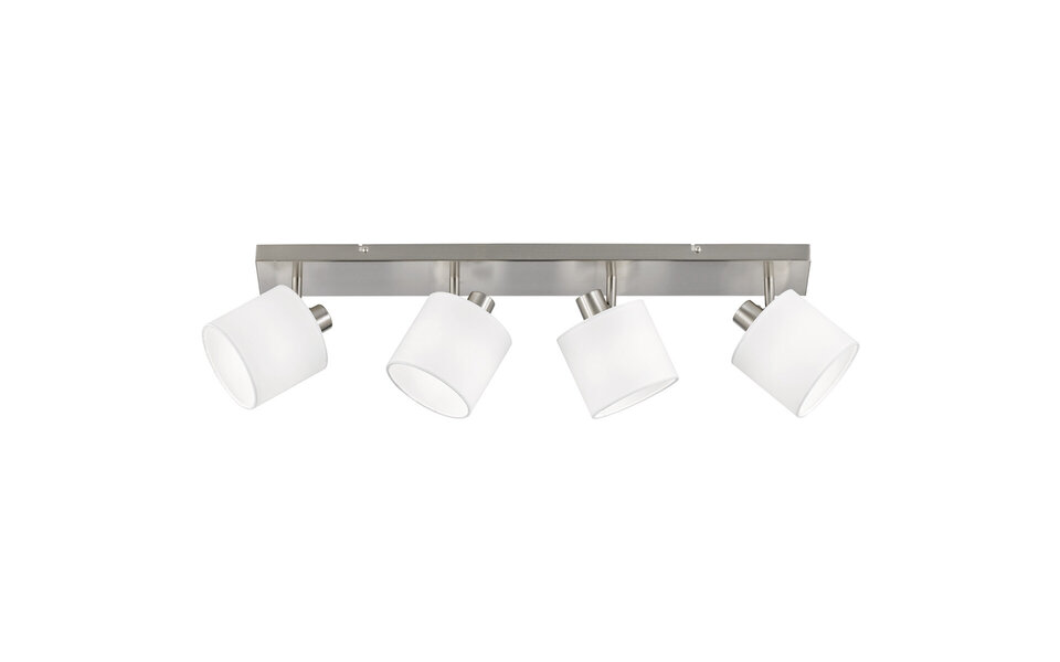 HLW LED LED Ceiling Spotlight - Ceiling Lighting - Trion Torry - E14 Fitting - 4-light - Rectangular - Matte Nickel - Aluminum HLW LED LED Ceiling Spotlight - Ceiling Lighting - Trion Torry - E14 Fitting - 4-light - Rectangular - Matte Nickel - Aluminum