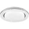 HLW LED LED Ceiling Light - Ceiling Lighting - Trion Atras - 18W - Adjustable Color - Remote Control - Dimmable - Star Light - Round - Matte White - Plastic
