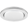 HLW LED LED Ceiling Light - Ceiling Lighting - Trion Atras - 18W - Adjustable Color - Remote Control - Dimmable - Star Light - Round - Matte White - Plastic