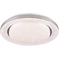 LED Plafondlamp - Plafondverlichting - Trion Atras - 21W - Aanpasbare Kleur - Afstandsbediening - Dimbaar - Sterlicht - Rond - Mat Wit - Kunststof LED Plafondlamp - Plafondverlichting - Trion Atras - 21W - Aanpasbare Kleur - Afstandsbediening - Dimbaar - Sterlicht - Rond - Mat Wit - Kunststof