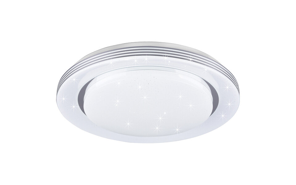 HLW LED LED Plafondlamp - Plafondverlichting - Trion Atras - 21W - Aanpasbare Kleur - Afstandsbediening - Dimbaar - Sterlicht - Rond - Mat Wit - Kunststof HLW LED LED Plafondlamp - Plafondverlichting - Trion Atras - 21W - Aanpasbare Kleur - Afstandsbediening - Dimbaar - Sterlicht - Rond - Mat Wit - Kunststof
